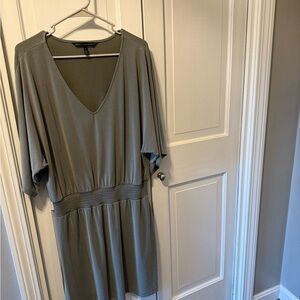 White House Black Market Kimono Style Dress w/Smocked waist